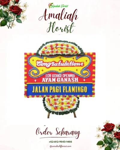 Bunga Papan Congratulation di Kendangsari
